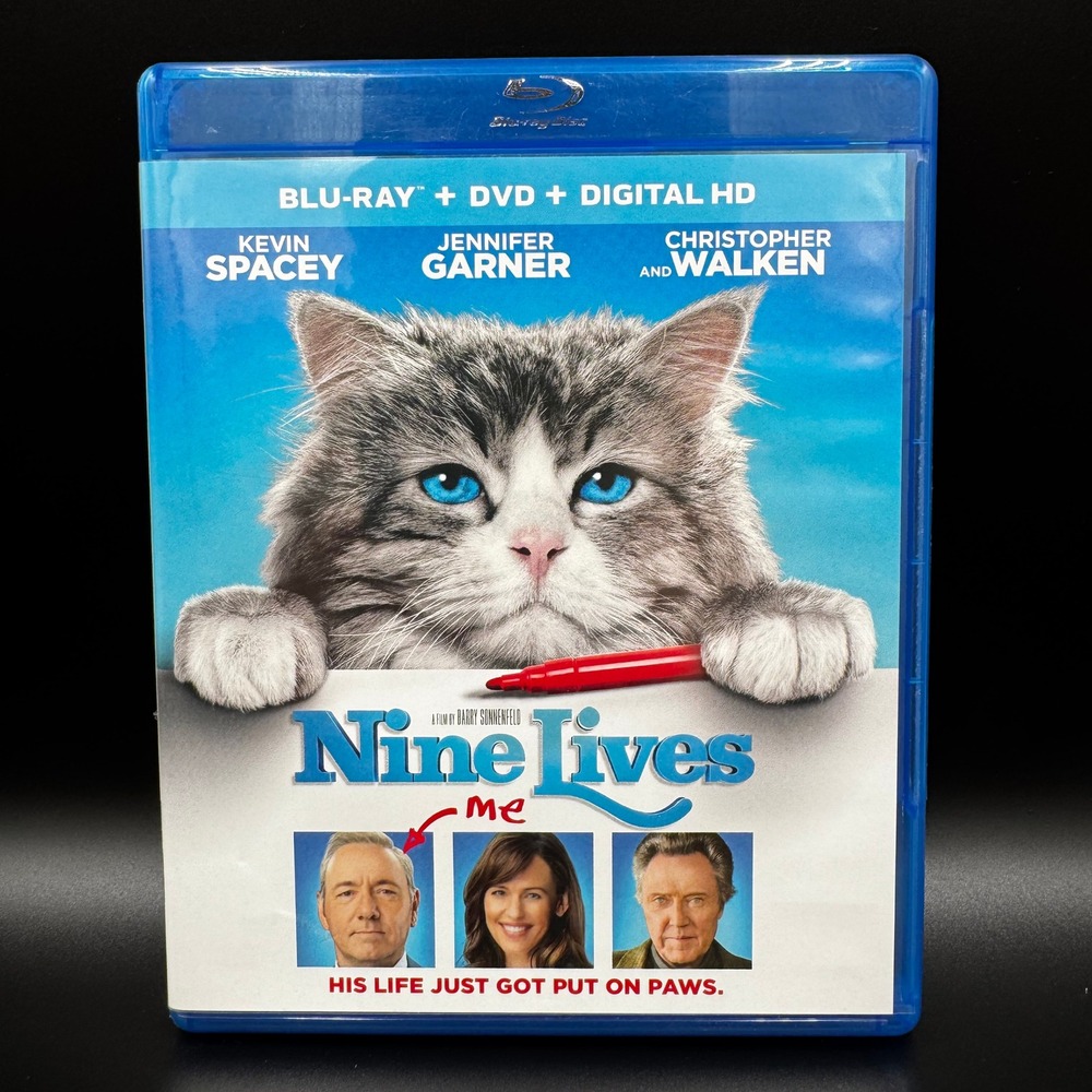 Nine Lives Blu-Ray + DVD Combo - EXCELLENT Condition!!‎